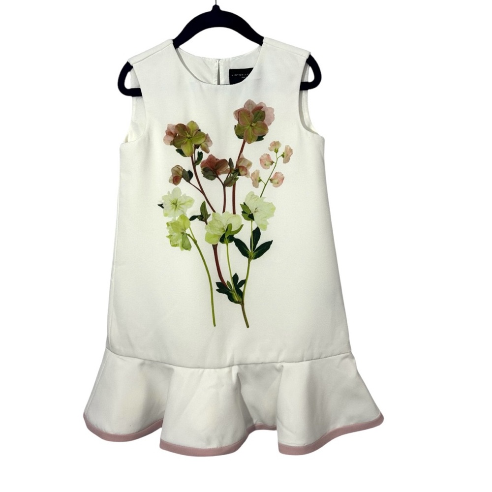 Victoria Beckham Floral Kids Sleeveless Dress Size 4T